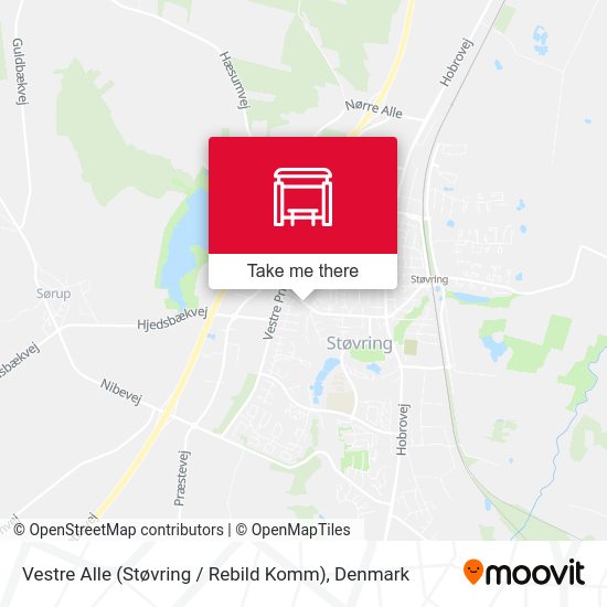 Vestre Alle (Støvring / Rebild Komm) map