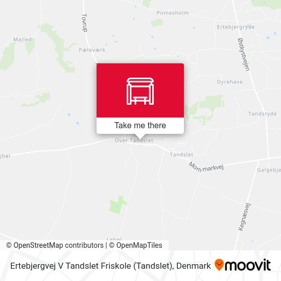 Ertebjergvej V Tandslet Friskole map