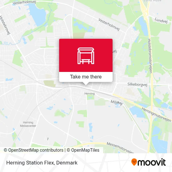Herning Station Flex map