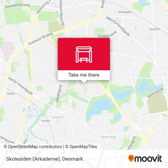Skolesiden (Arkaderne) map