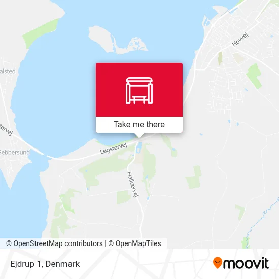 Ejdrup 1 map