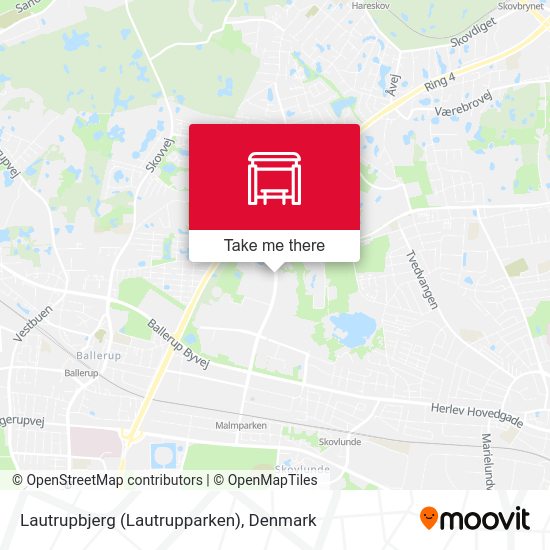 Lautrupbjerg (Lautrupparken) map
