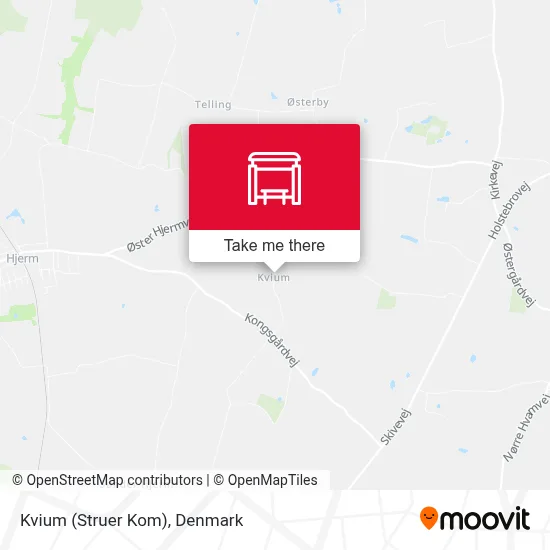 Kvium (Struer Kom) map