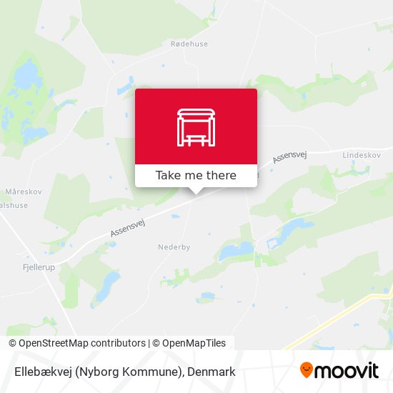 Ellebækvej (Nyborg Kommune) map
