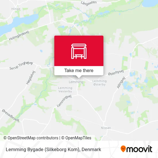 Lemming Bygade (Silkeborg Kom) map