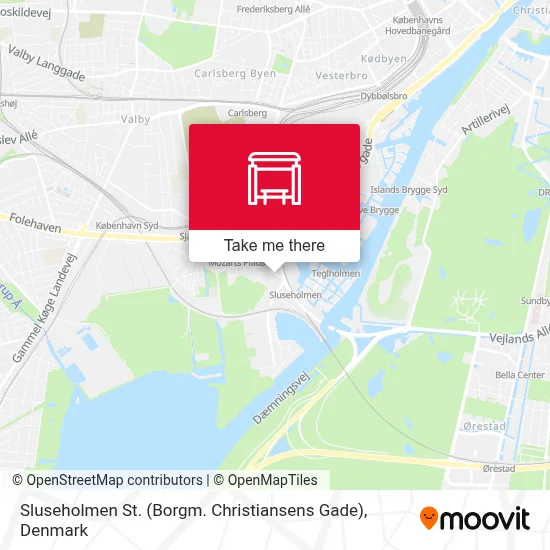 Sluseholmen St. (Borgm. Christiansens Gade) map