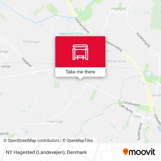 NY Hagested (Landevejen) map