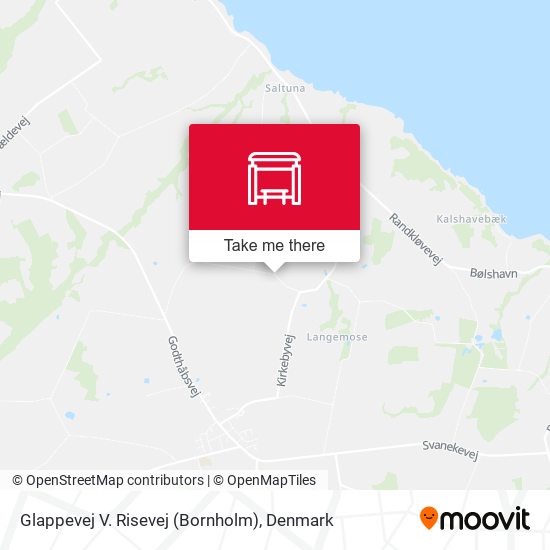 Glappevej V. Risevej (Bornholm) map