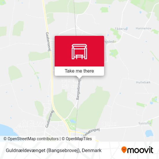 Guldnældevænget (Bangsebrovej) map