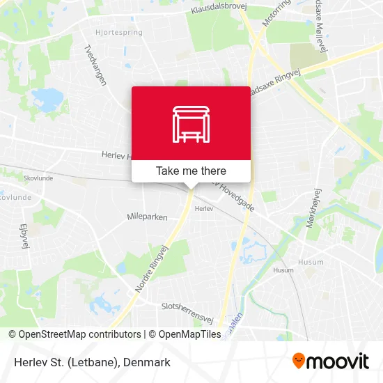 Herlev St. (Letbane) map