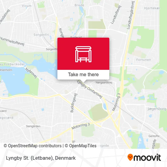 Lyngby St. (Letbane) map