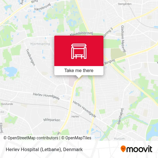 Herlev Hospital (Letbane) map