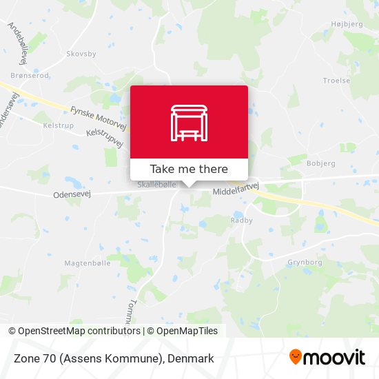 Zone 70 (Assens Kommune) map
