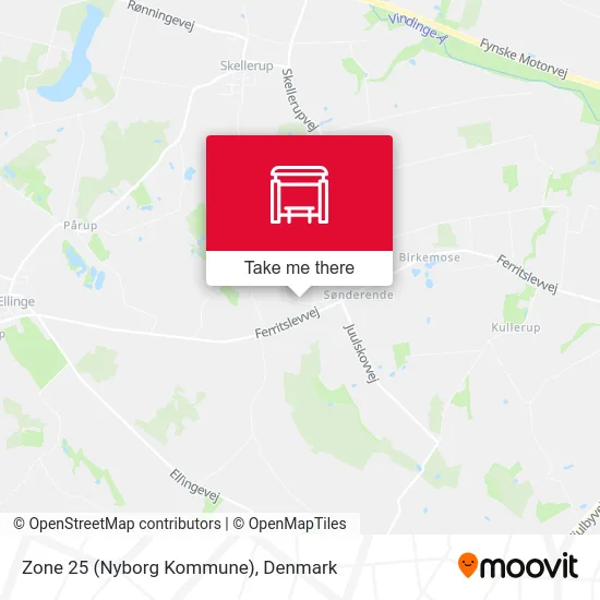 Zone 25 (Nyborg Kommune) map
