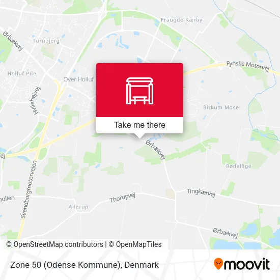 Zone 50 (Odense Kommune) map