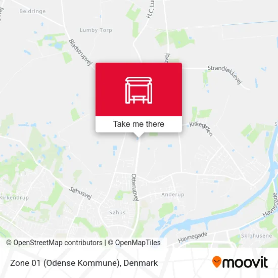 Zone 01 (Odense Kommune) map