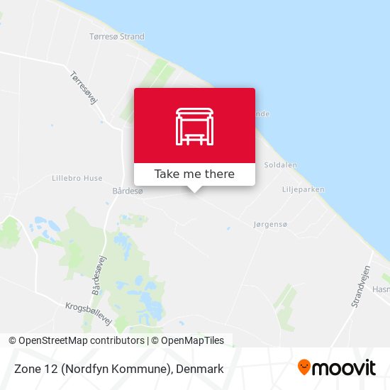 Zone 12 (Nordfyn Kommune) map