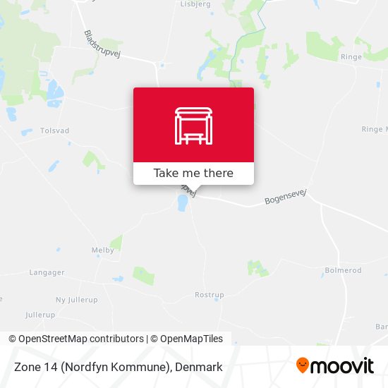 Zone 14 (Nordfyn Kommune) map