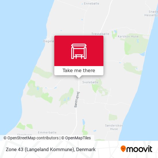 Zone 43 (Langeland Kommune) map