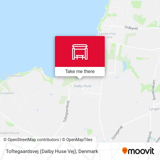 Toftegaardsvej (Dalby Huse Vej) map
