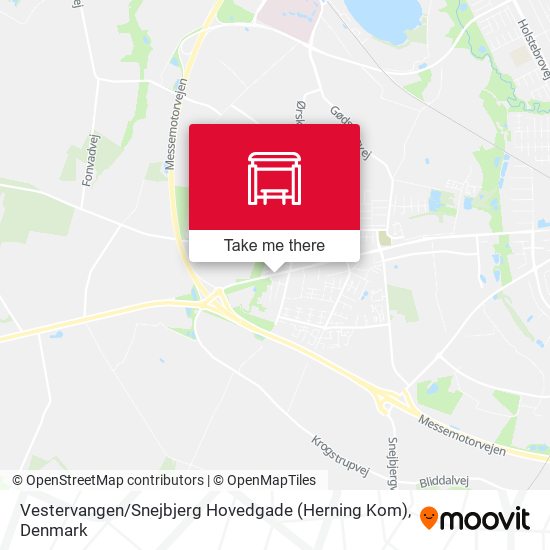 Vestervangen / Snejbjerg Hovedgade (Herning Kom) map