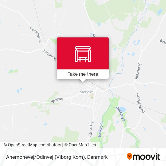Anemonevej / Odinvej (Viborg Kom) map