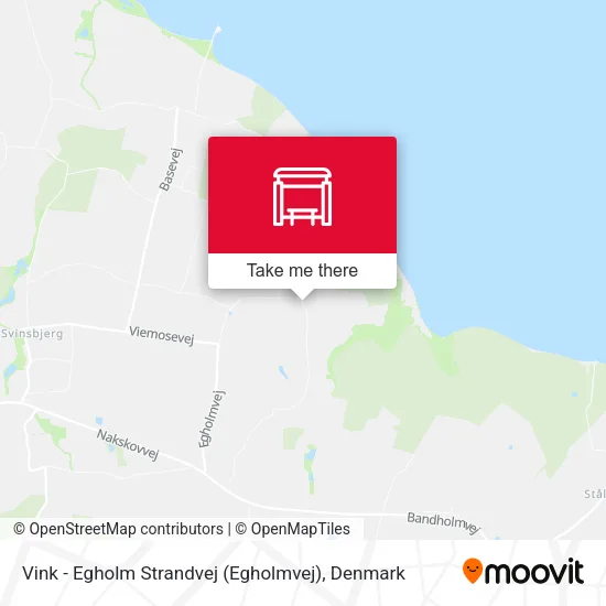 Vink - Egholm Strandvej (Egholmvej) map