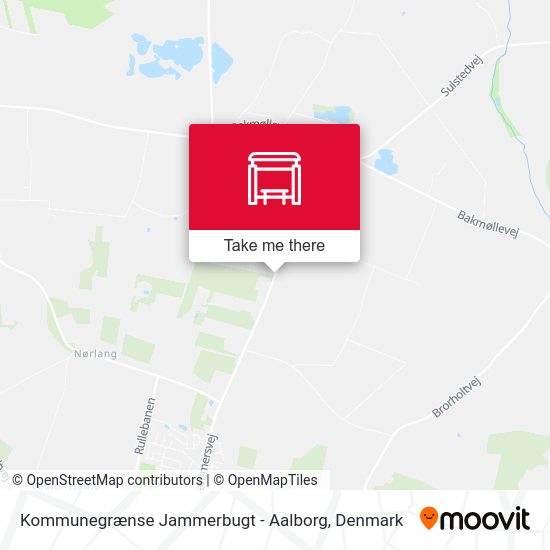 Kommunegrænse Jammerbugt - Aalborg map