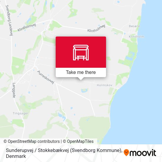 Sunderupvej / Stokkebækvej (Svendborg Kommune) map