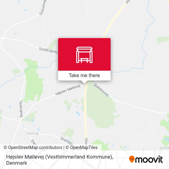 Højslev Møllevej (Vesthimmerland Kommune) map