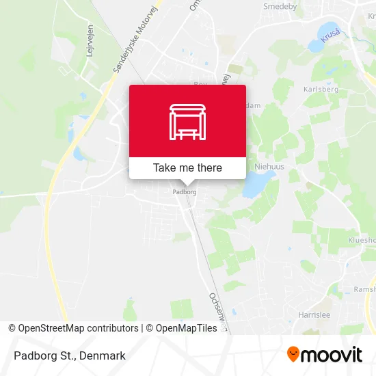 Padborg St. map