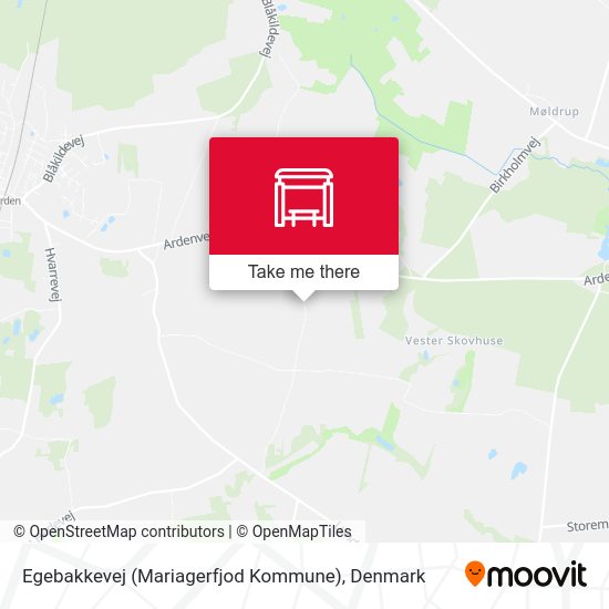Egebakkevej (Mariagerfjod Kommune) map