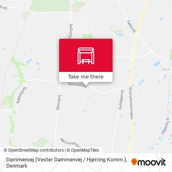 Dammenvej (Vester Dammenvej / Hjørring Komm.) map