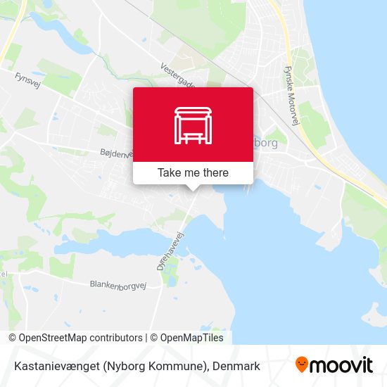Kastanievænget (Nyborg Kommune) map