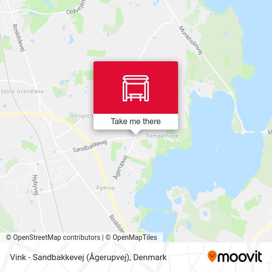 Vink - Sandbakkevej (Ågerupvej) map
