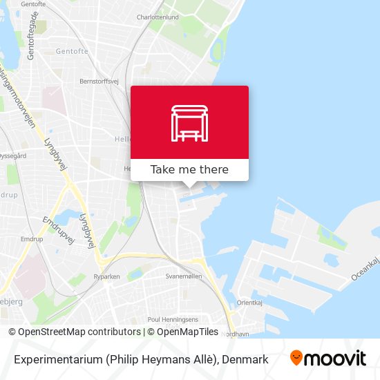 Experimentarium (Philip Heymans Allè) map