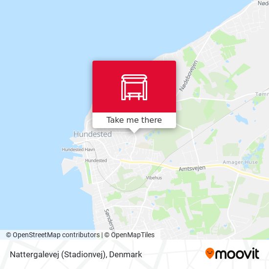 Nattergalevej (Stadionvej) map