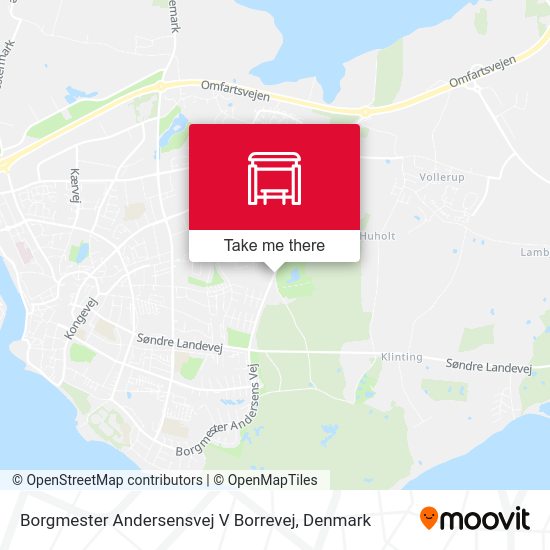 Borgmester Andersensvej V Borrevej map