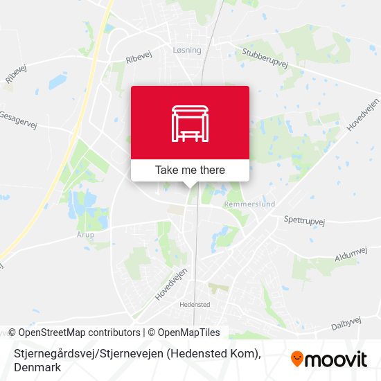 Stjernegårdsvej / Stjernevejen (Hedensted Kom) map
