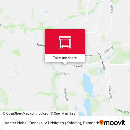 Vester Nebel, Donsvej V Udsigten (Kolding) map