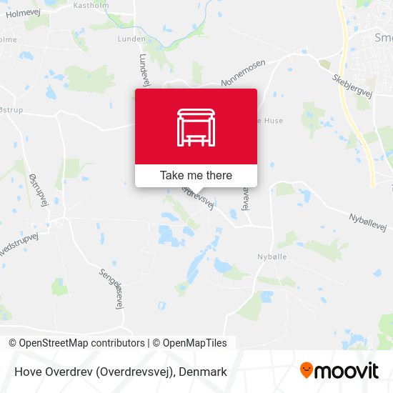 Hove Overdrev (Overdrevsvej) map