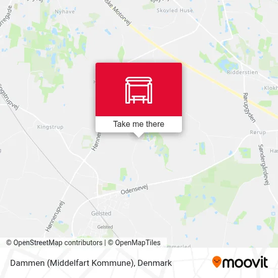 Dammen (Middelfart Kommune) map