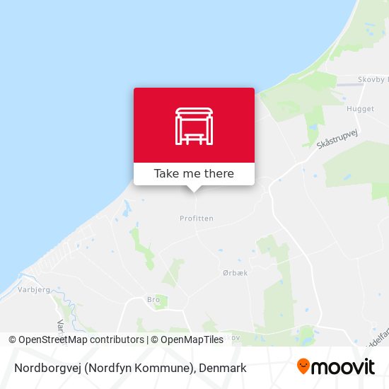 Nordborgvej (Nordfyn Kommune) map