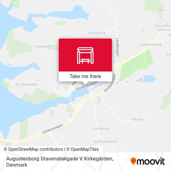 Augustenborg Stavensbølgade V Kirkegården map