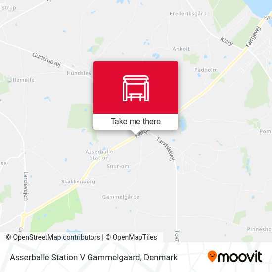 Asserballe Station V Gammelgaard map
