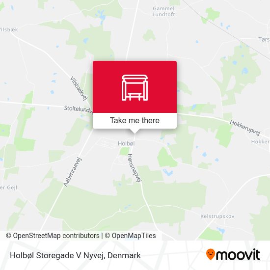 Holbøl Storegade V Nyvej map