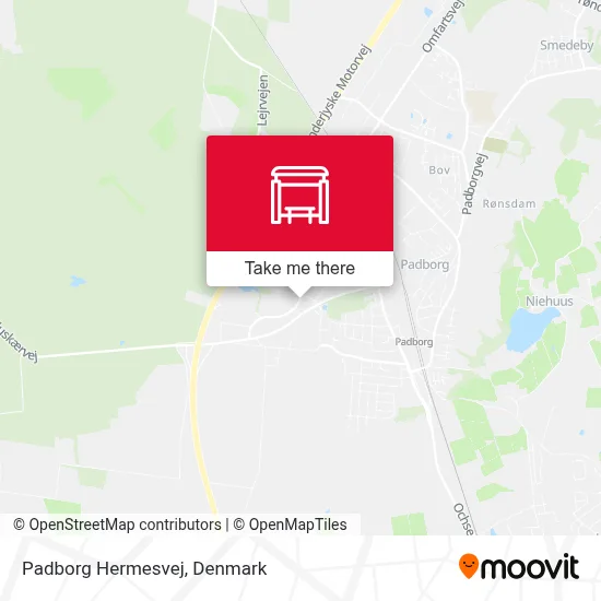 Padborg Hermesvej map