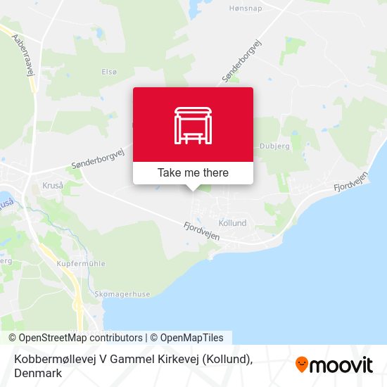 Kobbermøllevej V Gammel Kirkevej (Kollund) map