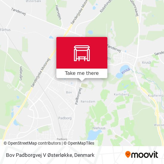 Bov Padborgvej V Østerløkke map