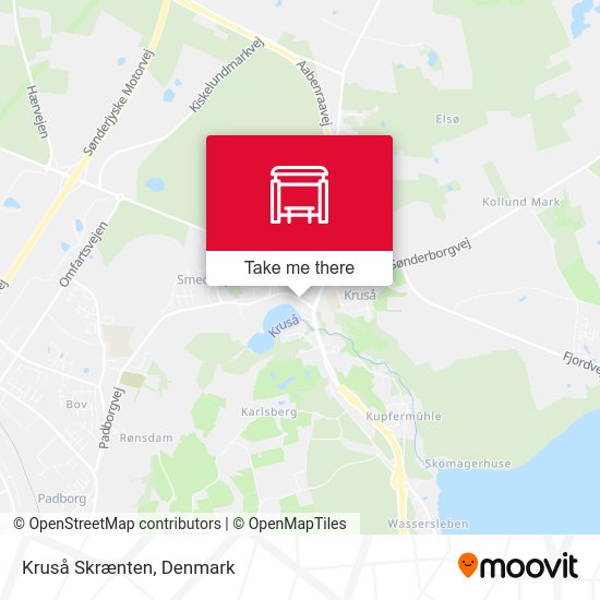 Kruså Skrænten map